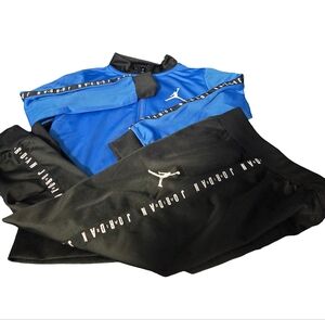 Jordan Blue and Black Toddler Tracksuit